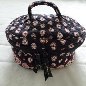 Vera Bradley Zipper Holder  Black/Pink